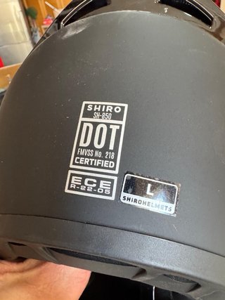 Casco SHIRO SH850 Full Face Negro Mate