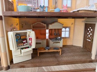 Casa Sylvanian Families con mobiliario