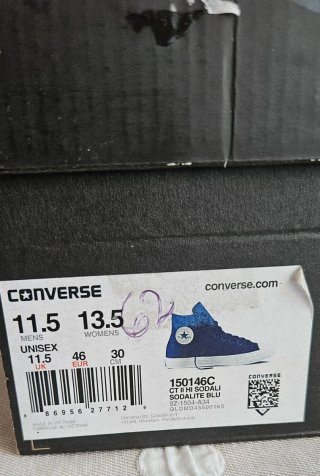Converse Chuck Taylor All Star II Azul nro 46