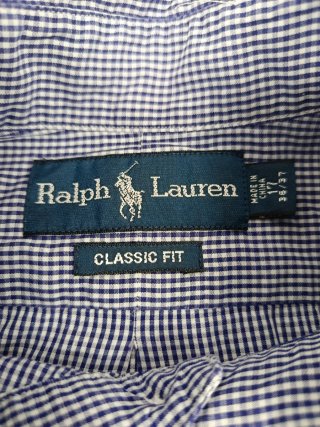 Camisa Ralph Lauren cuadros pequeños XXL