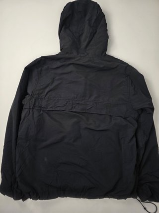 Carhartt Black Hooded Anorak Jacket Pullover Workw