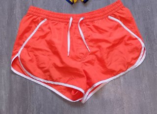 Bañador hombre naranja con redecilla interior