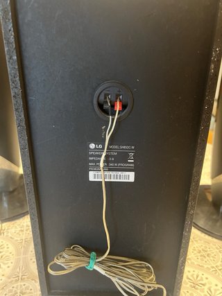 Sistema de altavoces LG 2.1 Negro