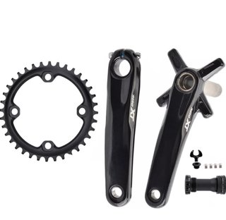 Juego Bielas MTB 170mm Negro