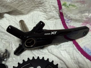 Juego Bielas MTB 170mm Negro