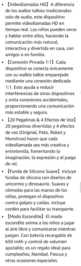 Walkie Talkie Dinosaurio Recargable Niños