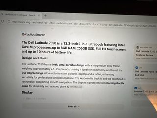 Dell Latitude 7350 Portátil Negro