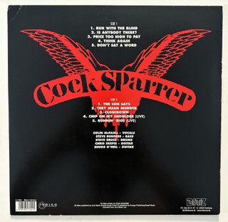 LP Cock Sparrer Running Riot in '84 Bitzcore 1997
