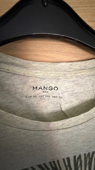 Camiseta Mango Verde Talla S