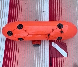 Boya torpedo Cressi pesca/buceo + bandera