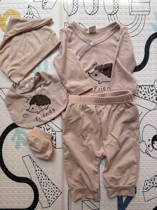 Conjunto bebé 5 piezas erizo