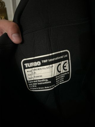 Traje de neopreno Turbo negro