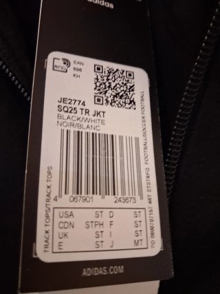 Sudadera Adidas Negra y Blanca