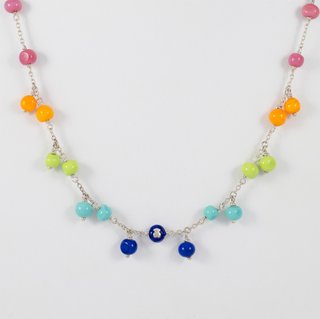 Collar Tous Plata y Cristal Murano Multicolor