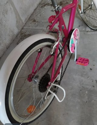 Bicicleta infantil rosa Btwin