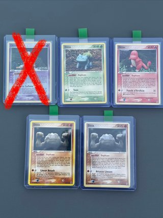 Lotto 4 Carte Pokemon Ditto Delta Species