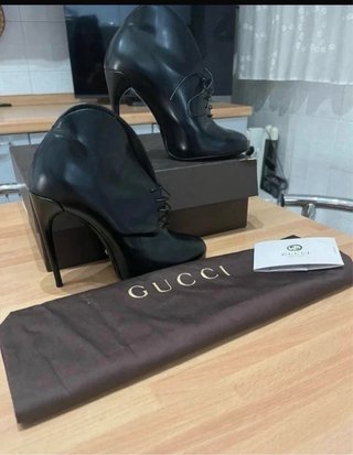 Scarpe tacco Gucci nere