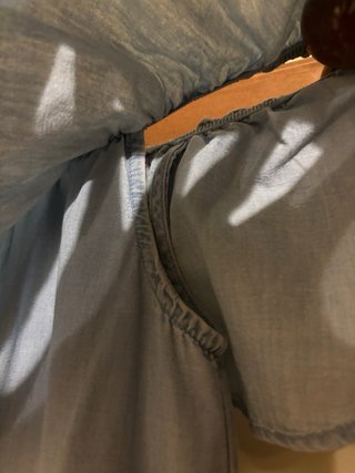 Vestido vaquero sin hombros
