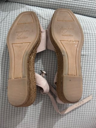 Sandalias beige mujer T40