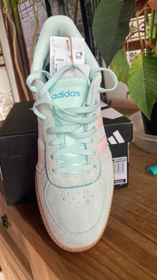 Deportivas Adidas Talla XX Rosa y Turquesa