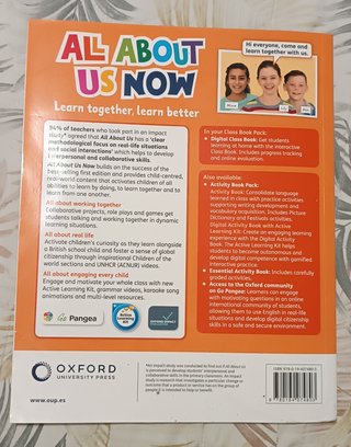 All about Us Now 4 Class Book (Spain)