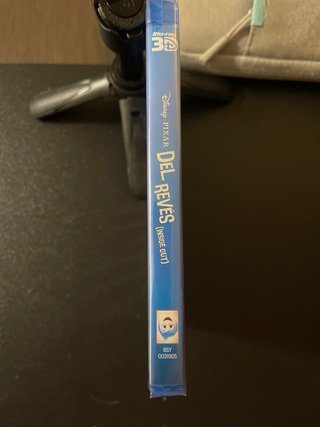 Del Revés (Inside Out) Blu-ray 3D + 2D Pixar