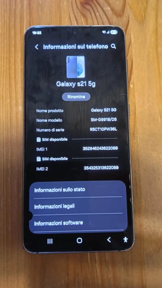 Samsung Galaxy S21 5G Nero