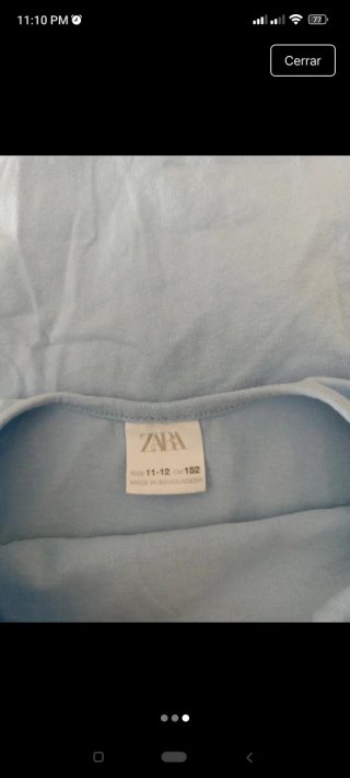 Body bebé azul Los Angeles talla 11-12