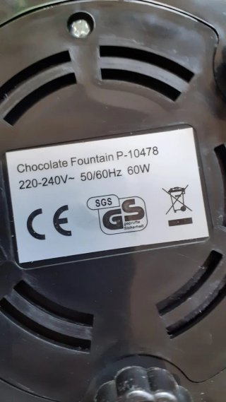 Fuente de chocolate de 3 niveles,1 solo uso ver