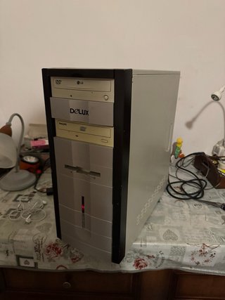PC Desktop DeLux Grigio/Bianco