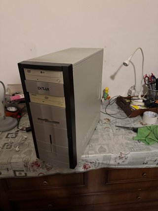 PC Desktop DeLux Grigio/Bianco