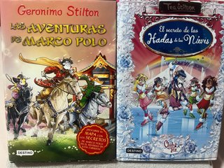 Lote 2 Libros Geronimo y Tea Stilton (Tapa Dura)