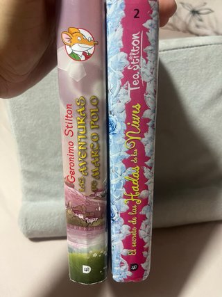 Lote 2 Libros Geronimo y Tea Stilton (Tapa Dura)