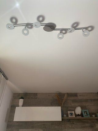 Lámpara LED Comedor 6 Focos Moviles