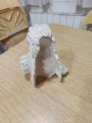 Busto indio de escayola