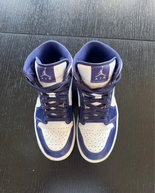 Nike Air Jordan 1 High Tg 40.5 Viola/Bianco