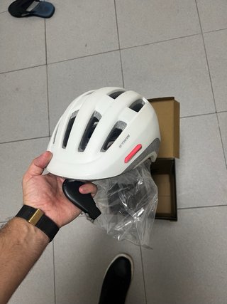 Casco de bici blanco