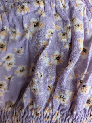 Top floral lila Pull&Bear Talla S