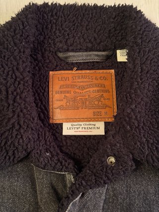 Cazadora Levi's Sherpa Trucker Negra Talla M
