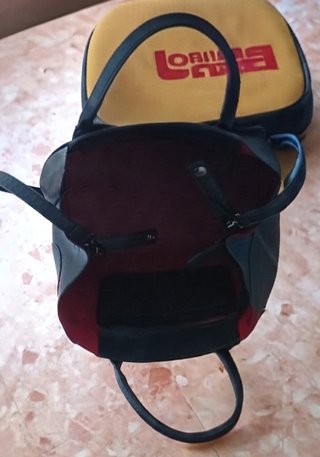 Borsa H & M Pelle Nera Effetto Pitone