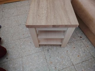 Mesa de centro de madera 90x45 cm