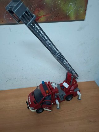 Camión Bomberos Bruder Escalera Extensible