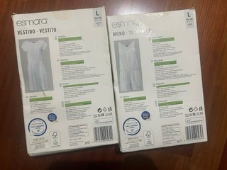 DOS Vestidos playeros Esmara Talla L