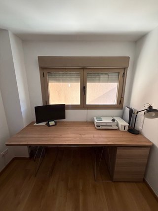 Tablero mesa escritorio melamina nogal