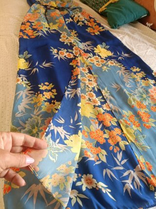 Vestido largo Guess floral azul
