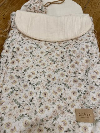 Saco capazo La Giraffa + charm corazón