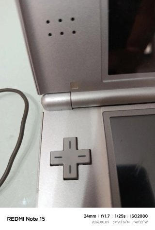 Nintendo DS Lite Plateada + Cargador + Funda