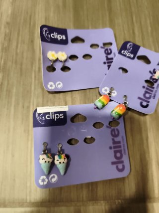 Lote pendientes Claire's