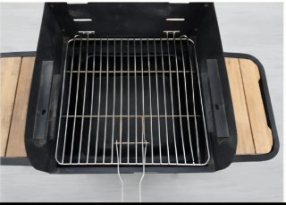 Barbacoa de carbón metálica