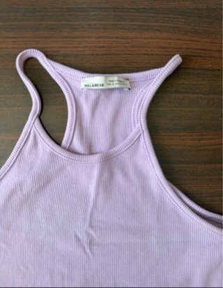 Top tirantes morado Pull&Bear